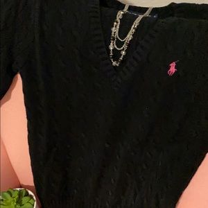 Heavy Ralph Lauren v neck sweater